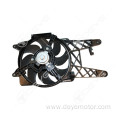 Lower noise car radiator cooling fan for FIAT